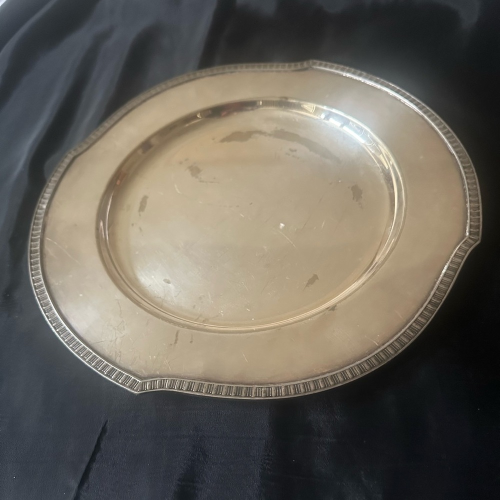 Vintage Gorham EP Y118 Silver Plate Tray Platter 12 Inch